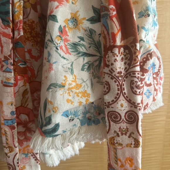 ZARA PATCHWORK PRINT KIMONO - Picture 5 of 6